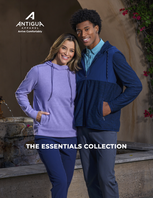 Antigua 2024 apparel catalog.