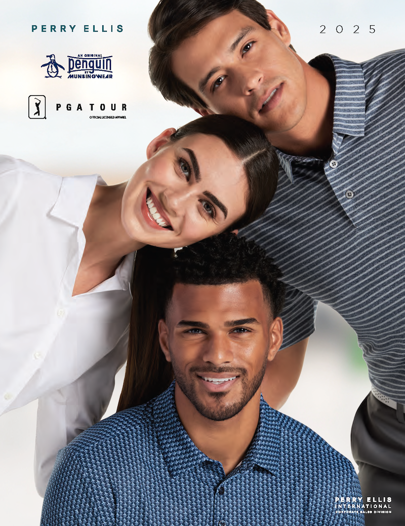 Perry Ellis/Original Penguin 2025 apparel catalog.