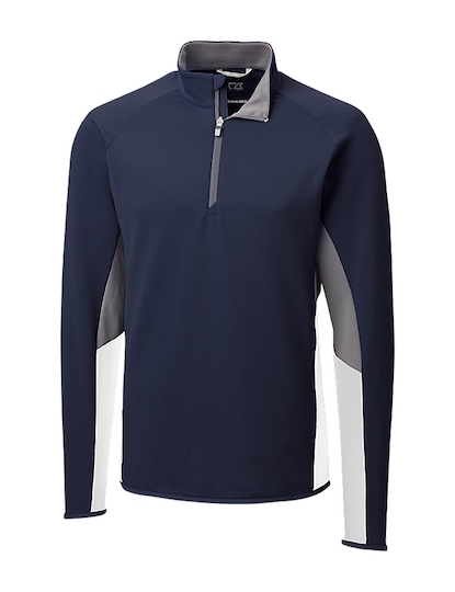 Download Cutter & Buck Men's Traverse Colorblock Half-Zip • Custom ...